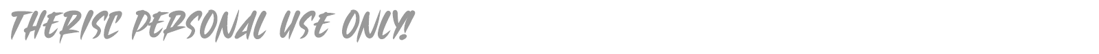 Therisc font preview